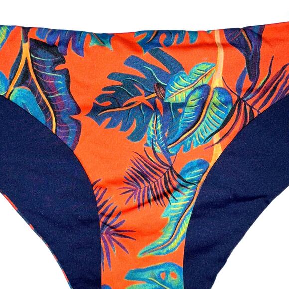 L*Space Liberty Palm Tropical Cheeky Emma Swim Bottom Size Small - Picture 3 of 12